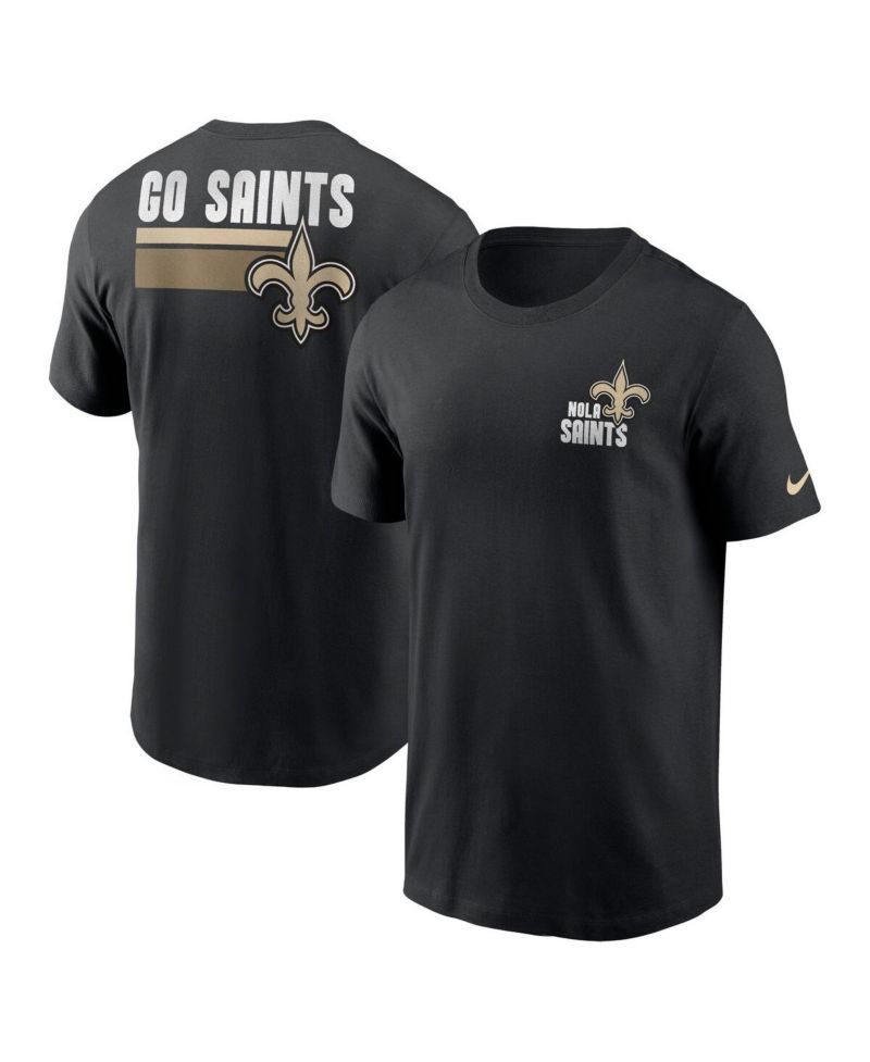 Men's Black New Orleans Saints Blitz Essential T-shirt