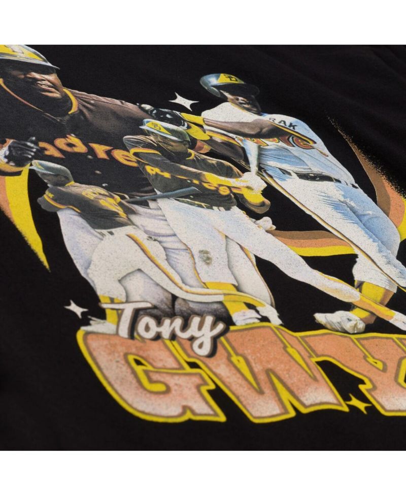 Men's Tony Gwynn Black San Diego Padres Legendary Collage Player T-Shirt