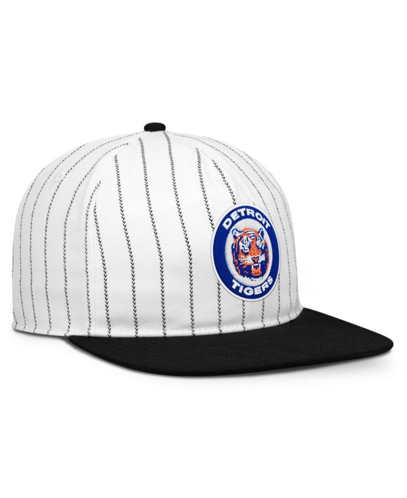 Men's White/Black Detroit Tigers Cooperstown Collection Pro Adjustable Hat