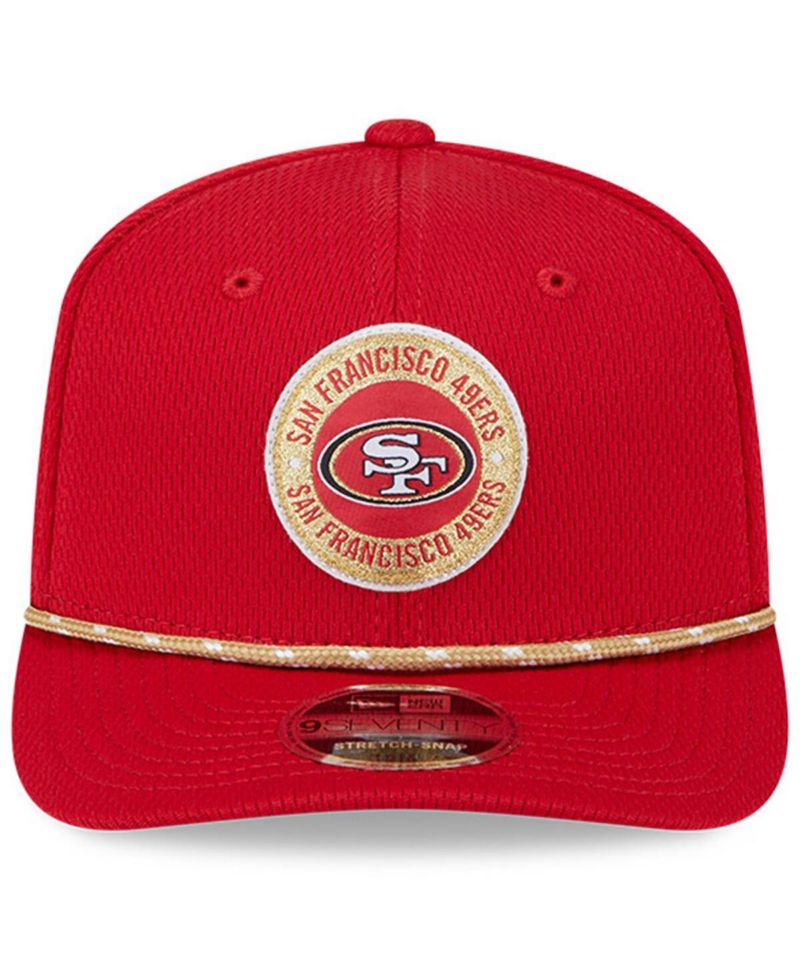 Men's Scarlet San Francisco 49ers 2024 Sideline 9SEVENTY Stretch-Snap Hat