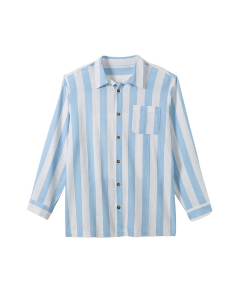 Men's Long Sleeve Linen Shirt