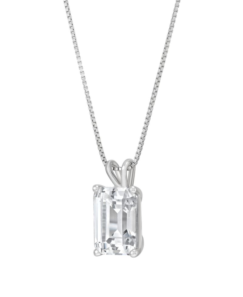 IGI Certified Lab-Grown Diamond Solitaire Pendant Necklace (2 ct. t.w.) in 14k White or Yellow Gold