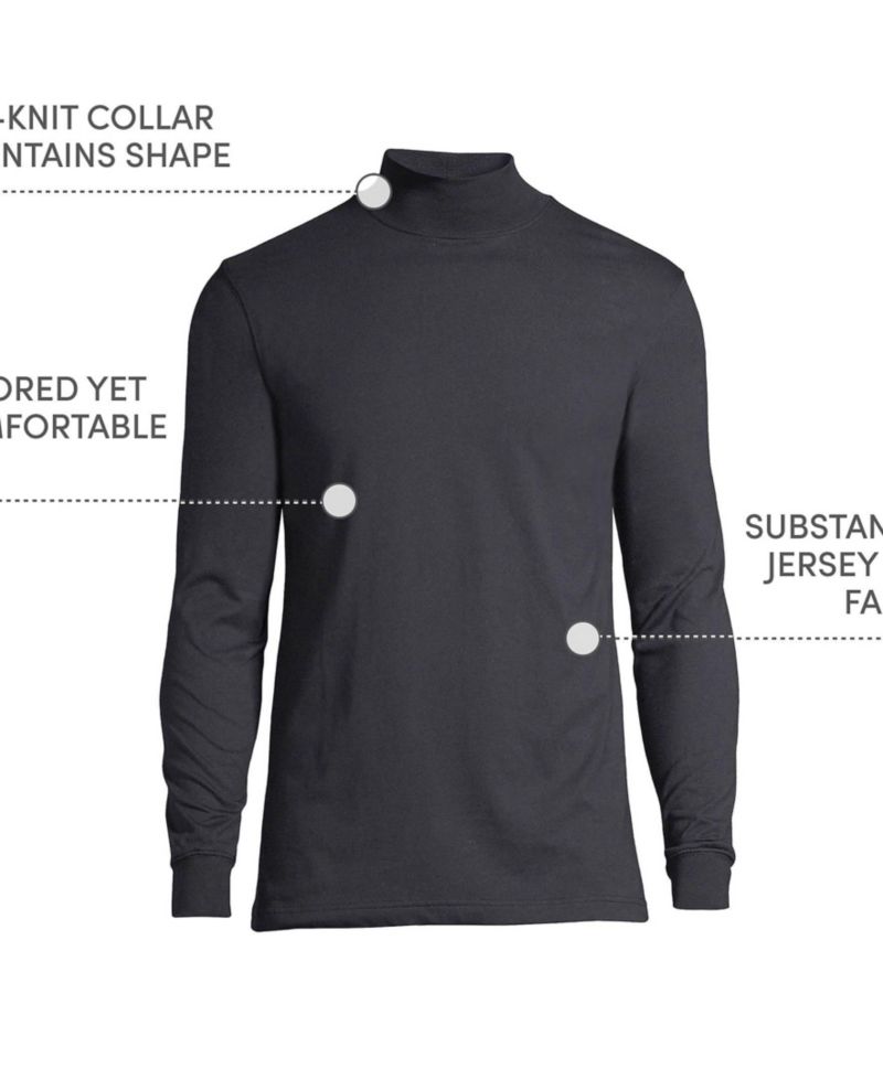 Men's Super-T Mock Turtleneck T-Shirt