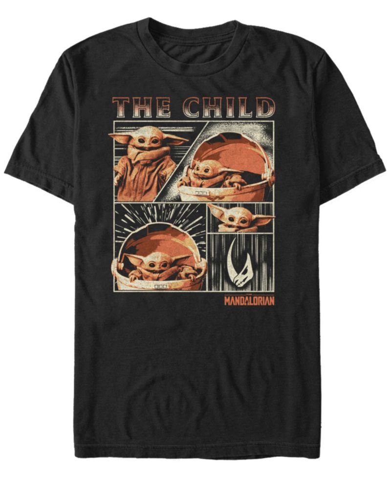 Men's The Child Panel Short Sleeve Crew T-shirt