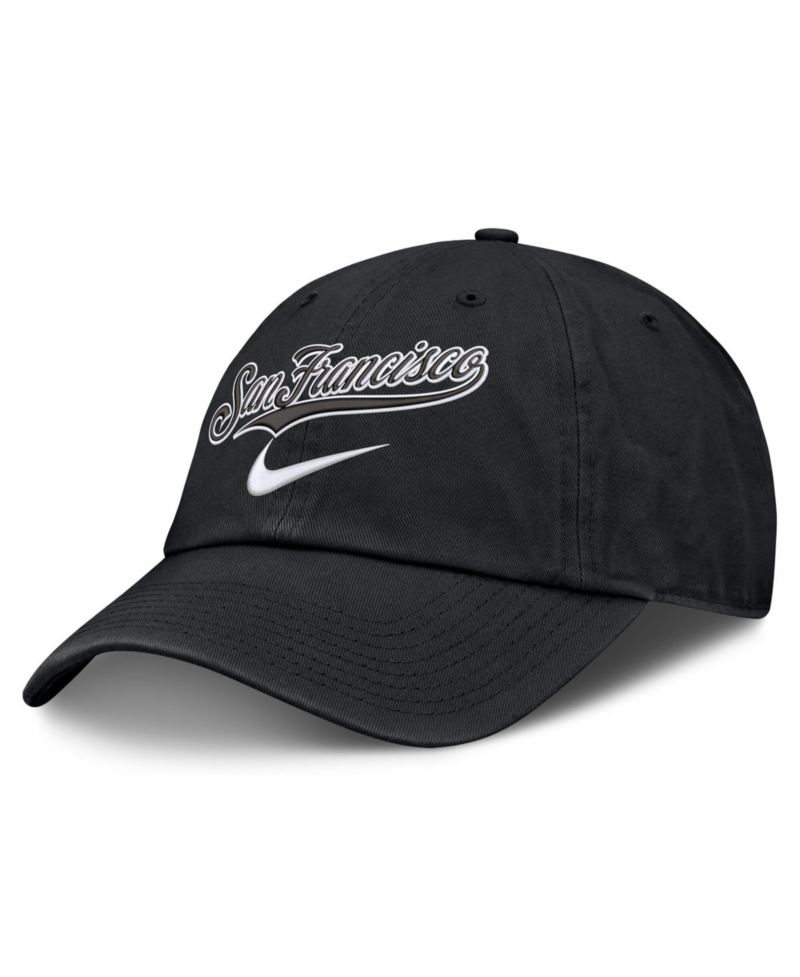 Men's Black San Francisco Giants Primetime Club Adjustable Hat