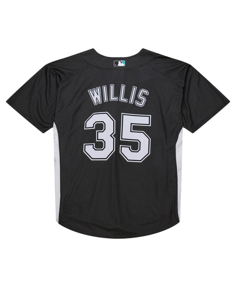 Mitchell Ness Men's Dontrelle Willis Black Florida Marlins Cooperstown Collection 2007 Batting Practice Jersey