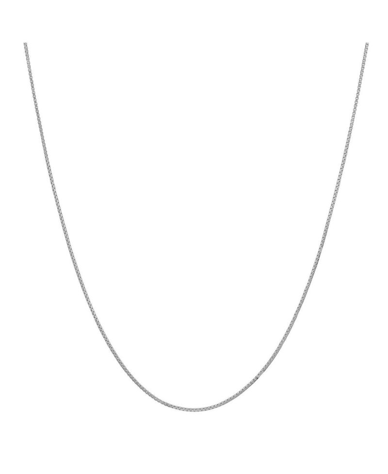 Women's Sterling Silver Box Chain Necklace