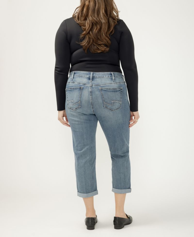 Plus Size Elyse Capris Jeans
