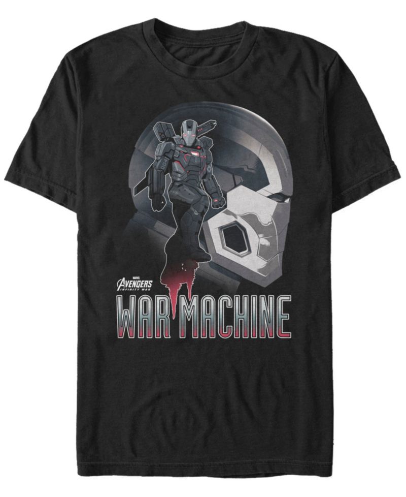 Marvel Men's Avengers Infinity War The War Machine Posed Profile Short Sleeve T-Shirt