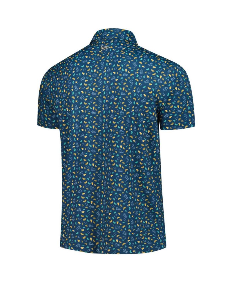 Men's Navy THE PLAYERS One Splash Please Polo Shirt