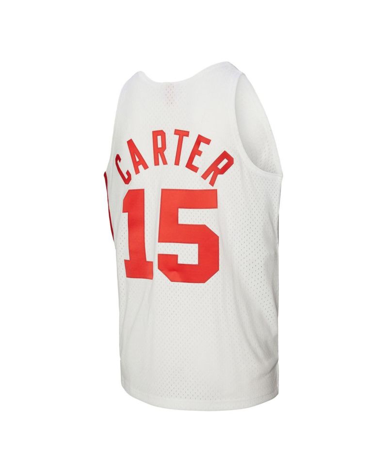 Men's Vince Carter White New Jersey Nets 2005/06 Hardwood Classics Swingman Jersey