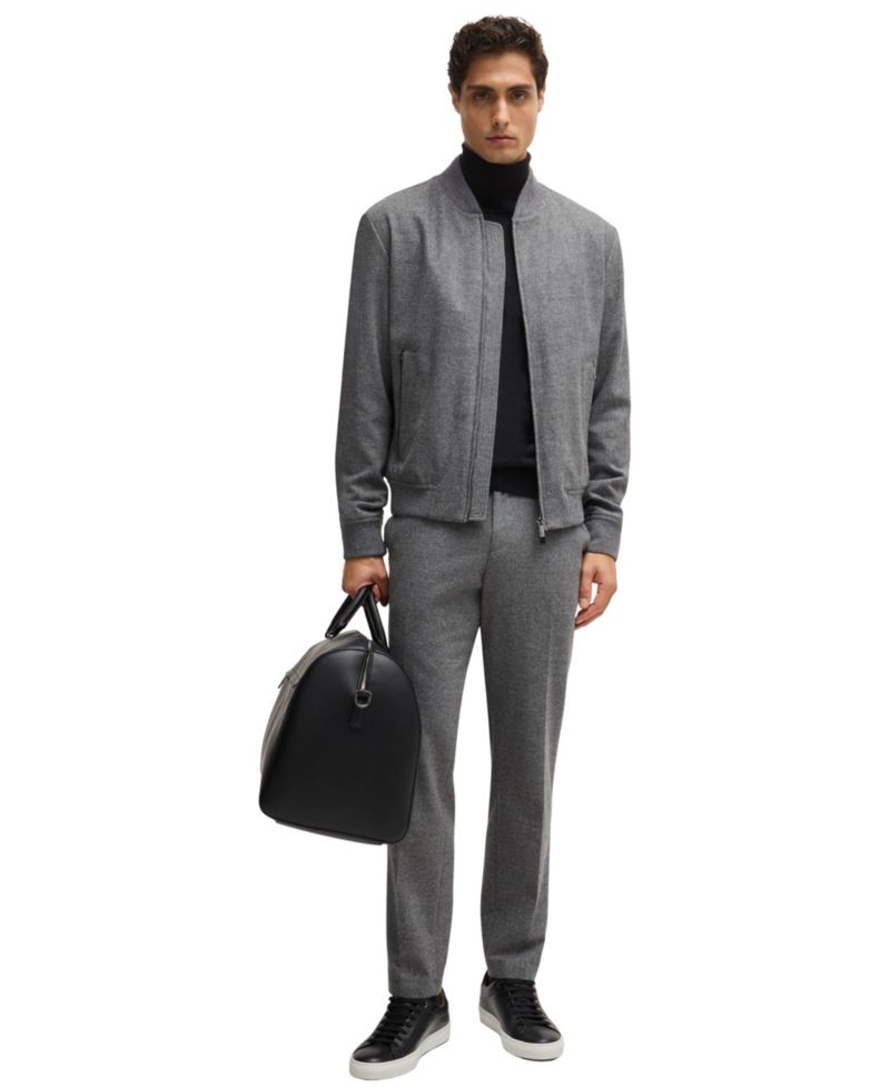 Men's Slim-Fit Rollneck Merino Wool Sweater