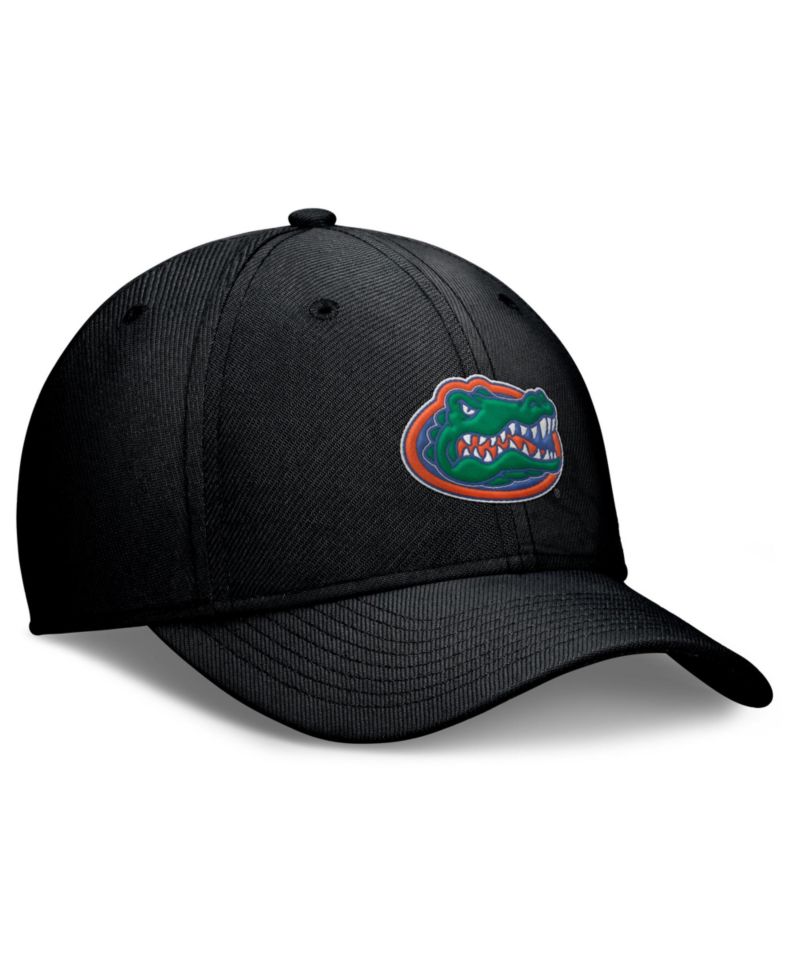 Men's Black Florida Gators Rise SwooshFlex Dri-FIT Hat