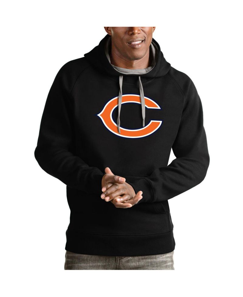 Men's Black Chicago Bears Victory Pullover Hoodie