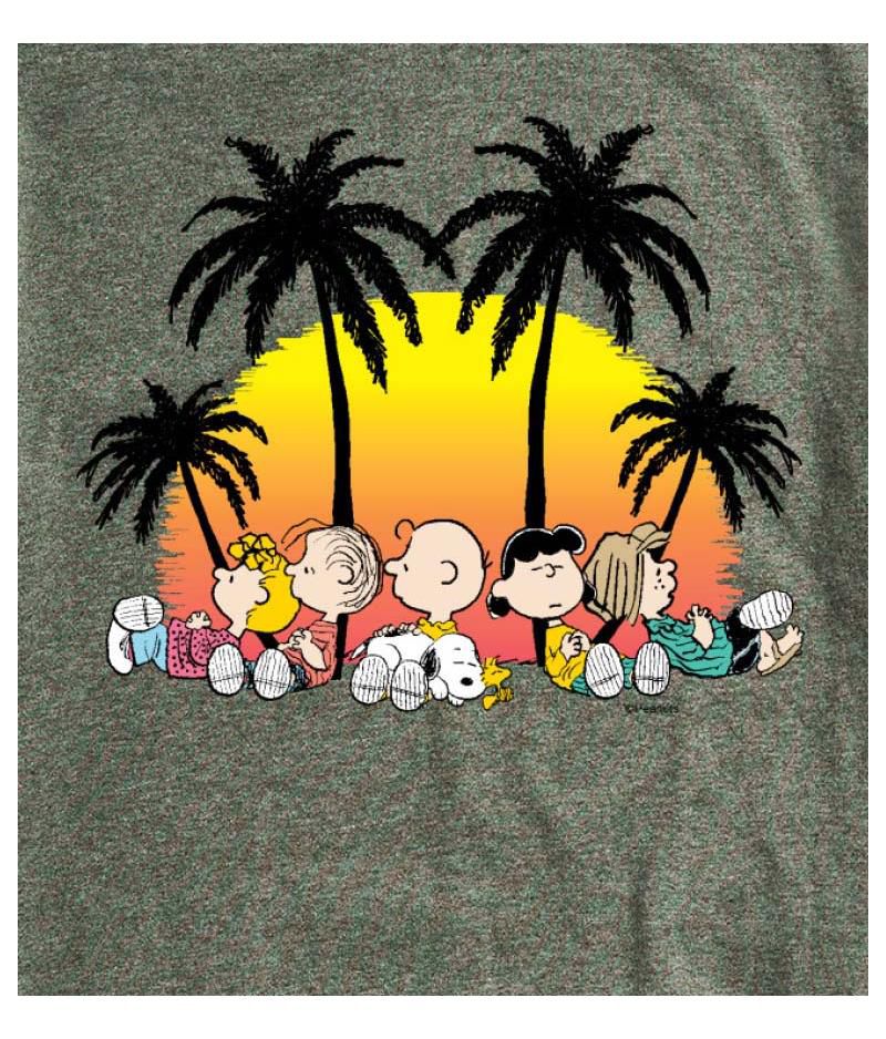 Hybrid Apparel Peanuts Summer Mens Short Sleeve Tee
