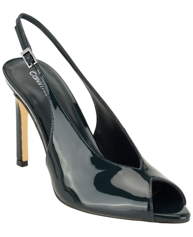 Women's Dorris Peep Toe High Stiletto Slingback Pump