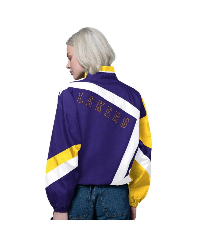 Women's Purple/Gold Los Angeles Lakers 1st Quarter Full-Zip Jacket