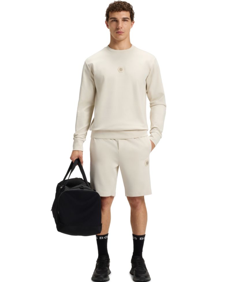 Men's Monogram Cotton-Blend Sweatshirt