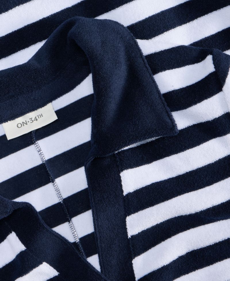 Women's Terry Relaxed Polo Dress