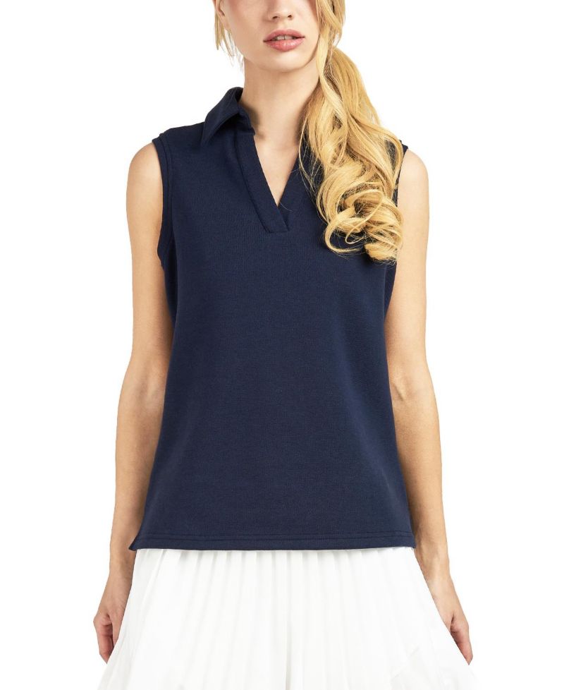 Women's Sleeveless Polo