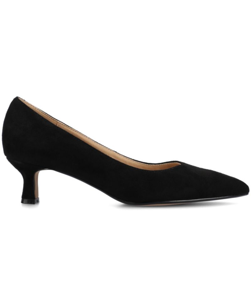 Women's Pammie Pointed Toe Kitten Heel Pumps