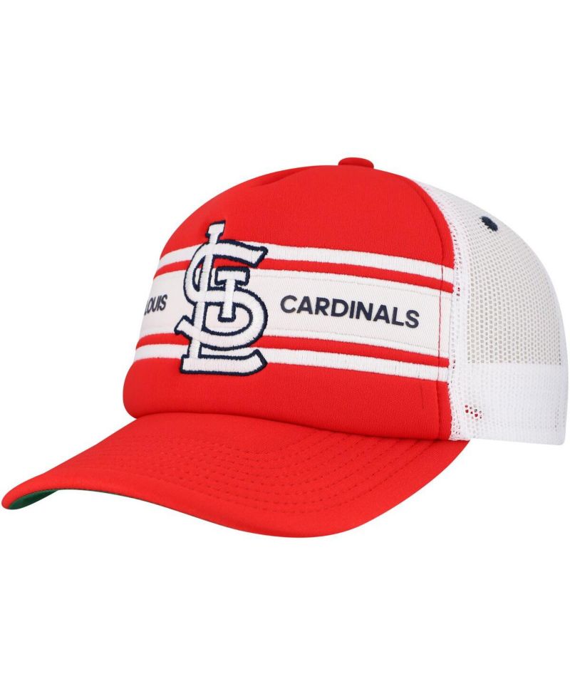 Men's Red St. Louis Cardinals Sideline Trucker Adjustable Hat