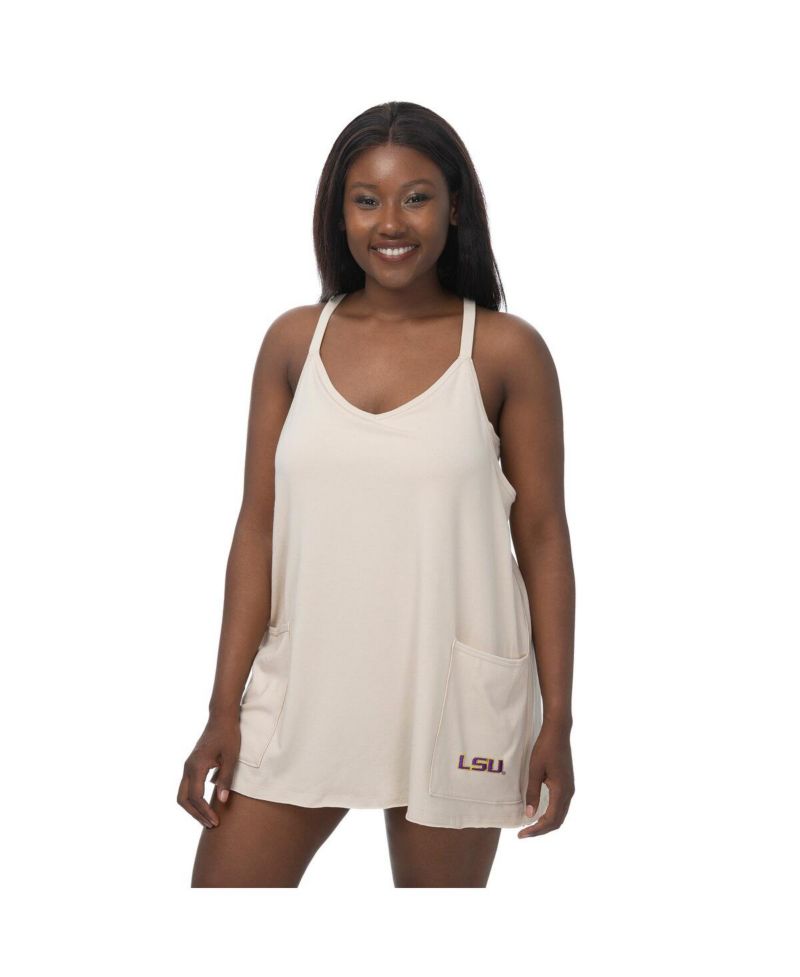Women's Tan LSU Tigers Active Pocketed Skort Dress