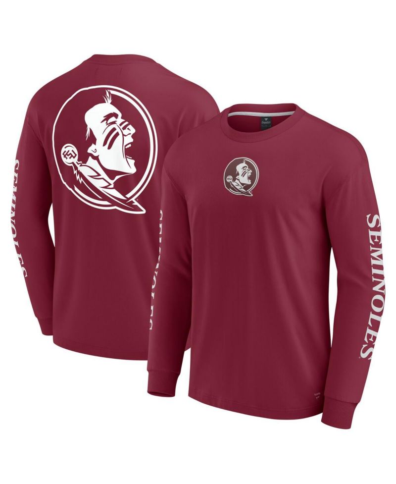 Men's Garnet Florida State Seminoles Strive Long Sleeve T-Shirt
