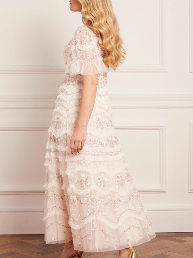Women's Marina Ruffle Ankle Gown