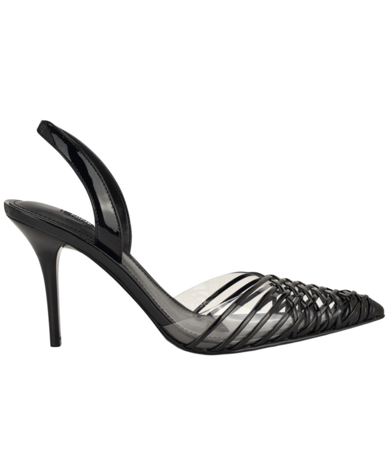 Women's Pemma Woven Slingback Stiletto Pumps