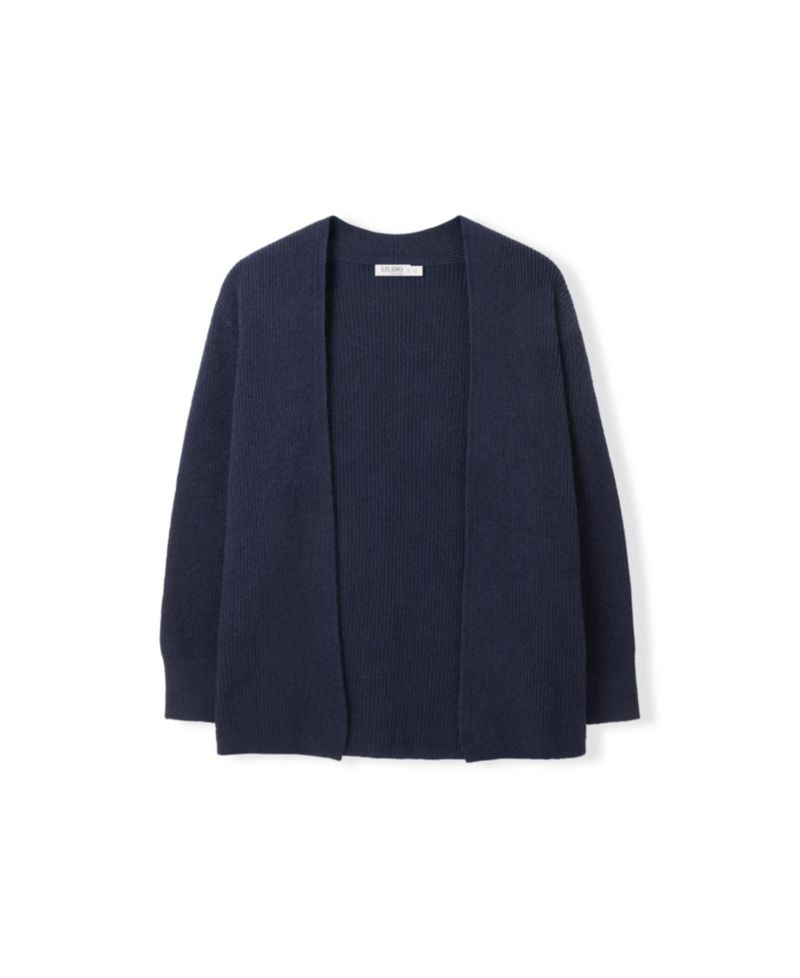 Women's Longline Ribbed Cardigan