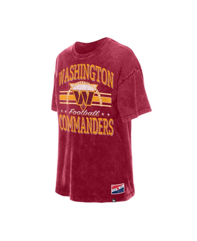 Women's Washington Commanders Throwback Oversized Scoop Neck T-Shirt