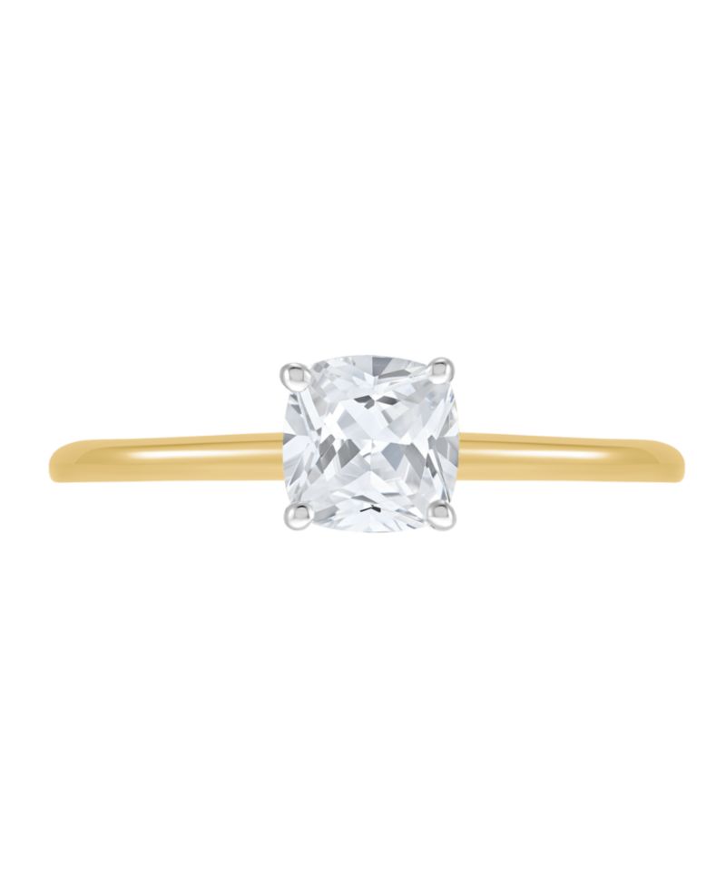 IGI Certified Lab Grown Diamond Solitaire Engagement Ring (1 ct. t.w.) in 14k White Gold or 14k Two Tone Gold
