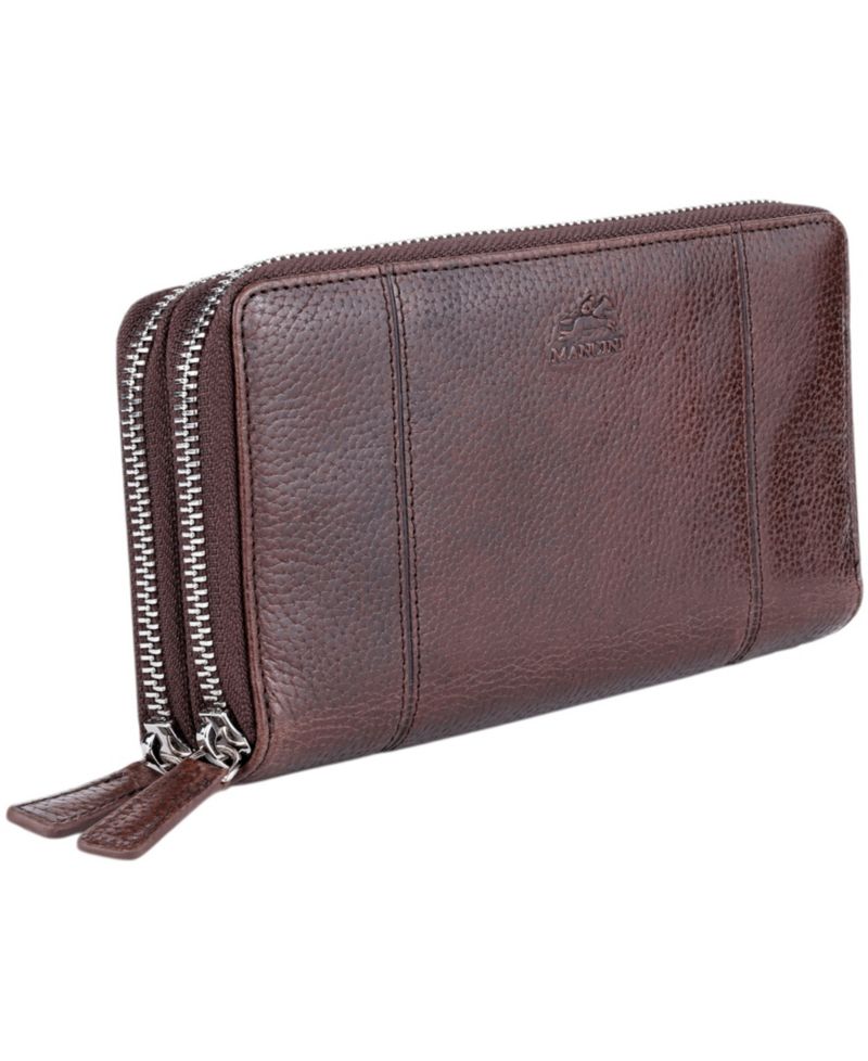 Fifth Avenue RFID Secure Double Zipper Wallet