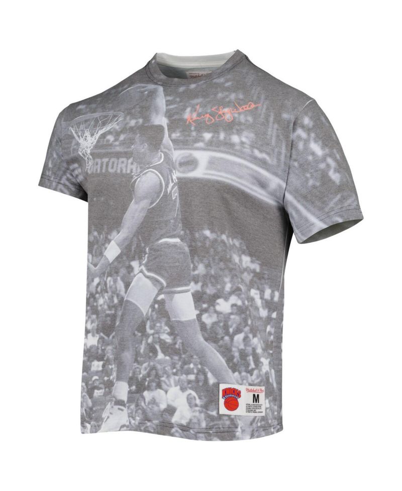 Men's Kenny Walker Heather Gray New York Knicks Above The Rim T-Shirt
