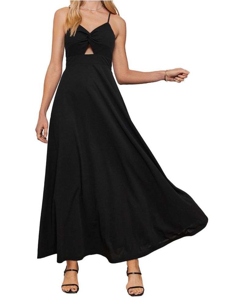 Women's V-Neck Pull-On Unlined Beach Dress