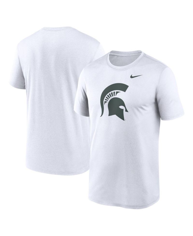Men's White Michigan State Spartans Primetime Legend Logo T-Shirt