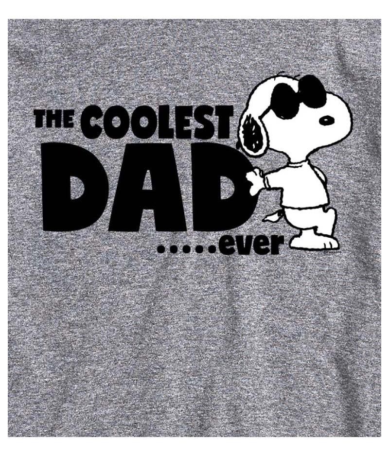 Hybrid Apparel Peanuts Dad Mens Short Sleeve Tee