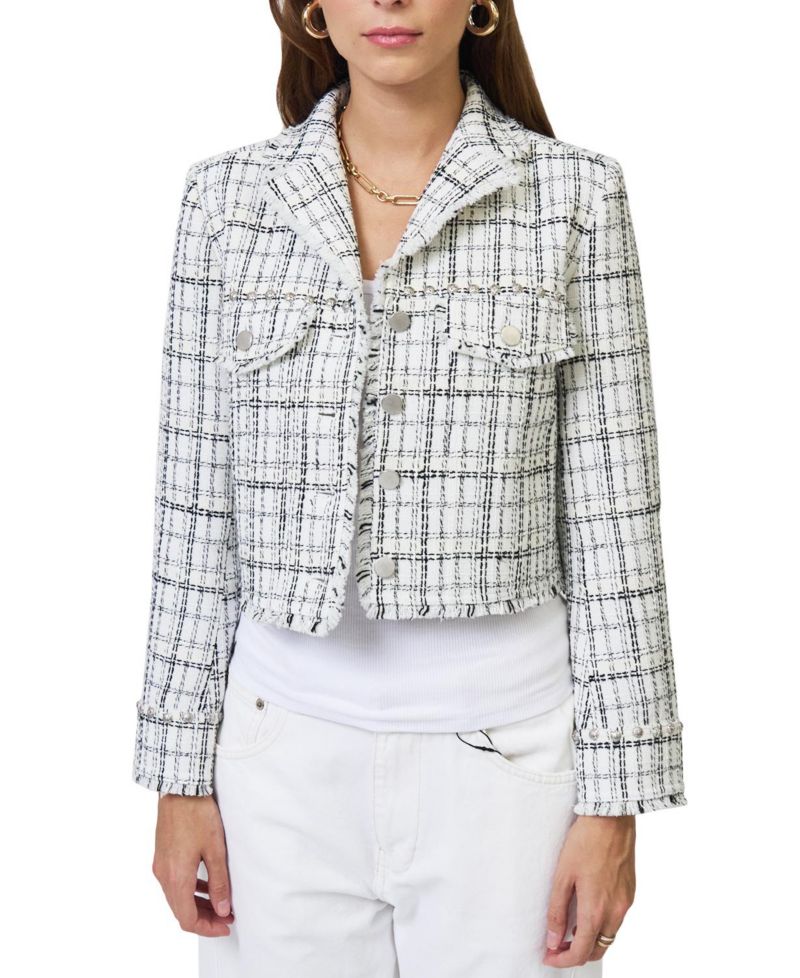 Women's Logan Studded Tweed Jacket