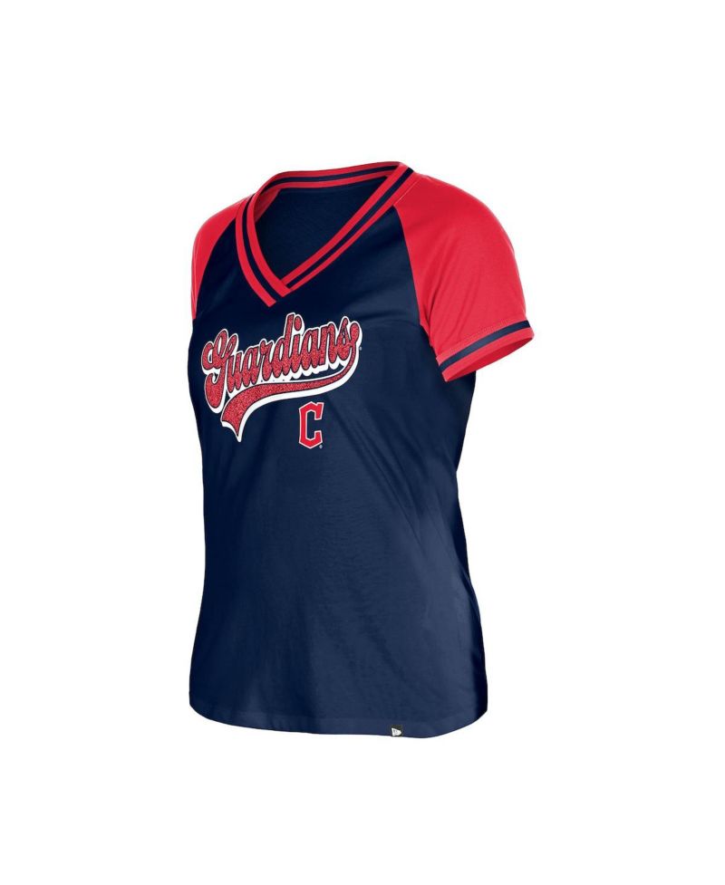 Women's Navy Cleveland Guardians Gameday V-Neck T-Shirt