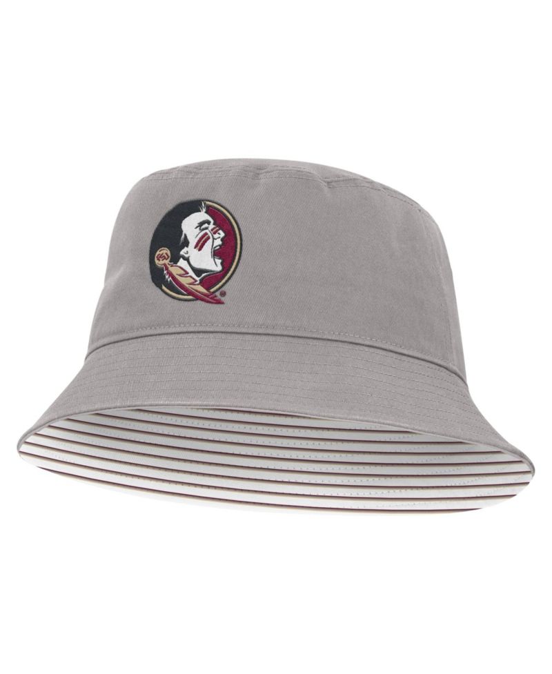 Men's and Women's Gray Florida State Seminoles Primetime Apex Bucket Hat