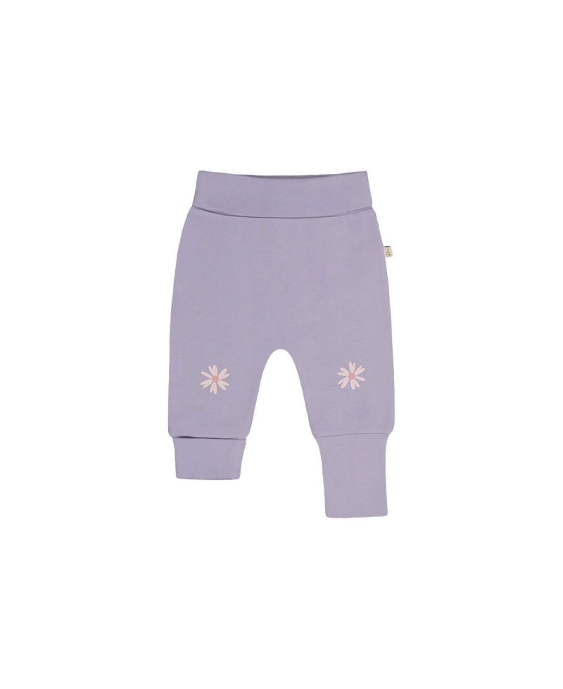 Baby Girl(3M-24M)Two Pack Cotton Evolutive Pants Pink Printed Flowers