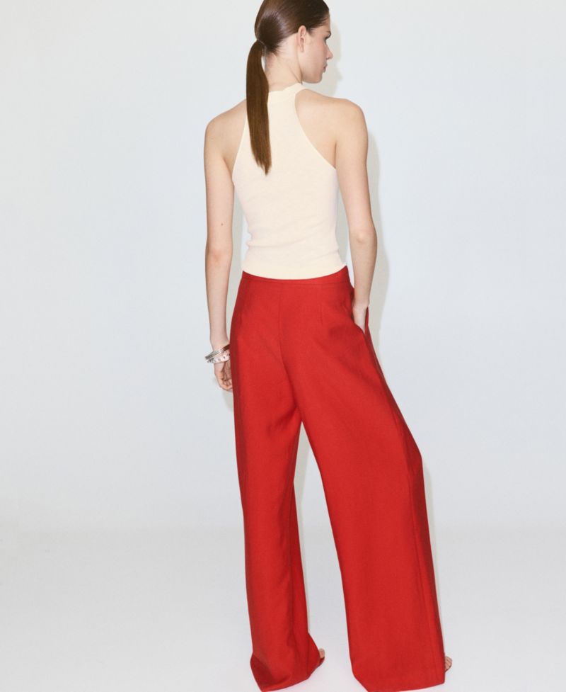 Women's Halter-Neck Sleeveless Knit Top