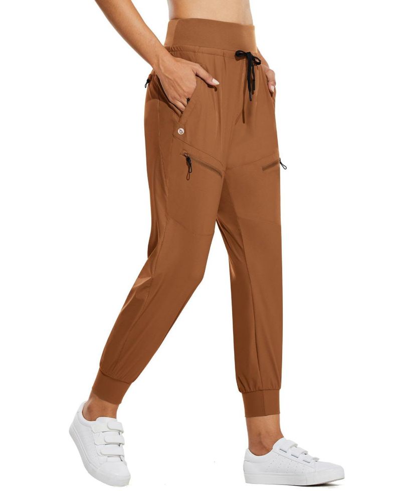 Women's Lightweight Hiking Pants 4 Way Stretch Quick Dry Zippered Pockets