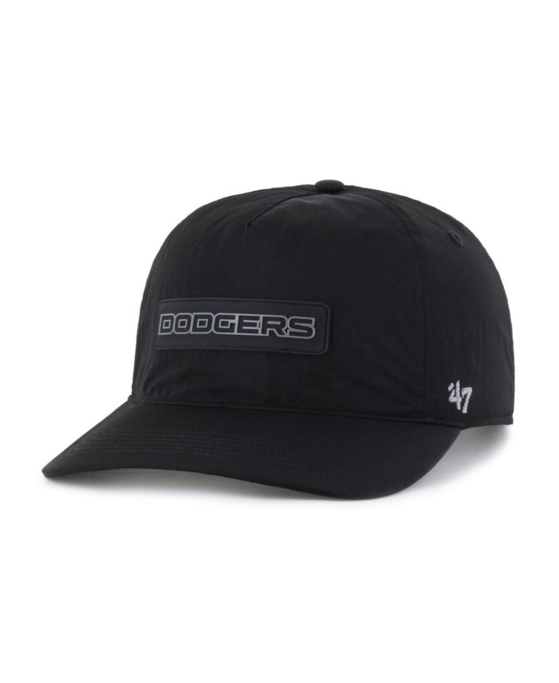 Men's Black Los Angeles Dodgers Quiet Outdoors Hitch Adjustable Hat