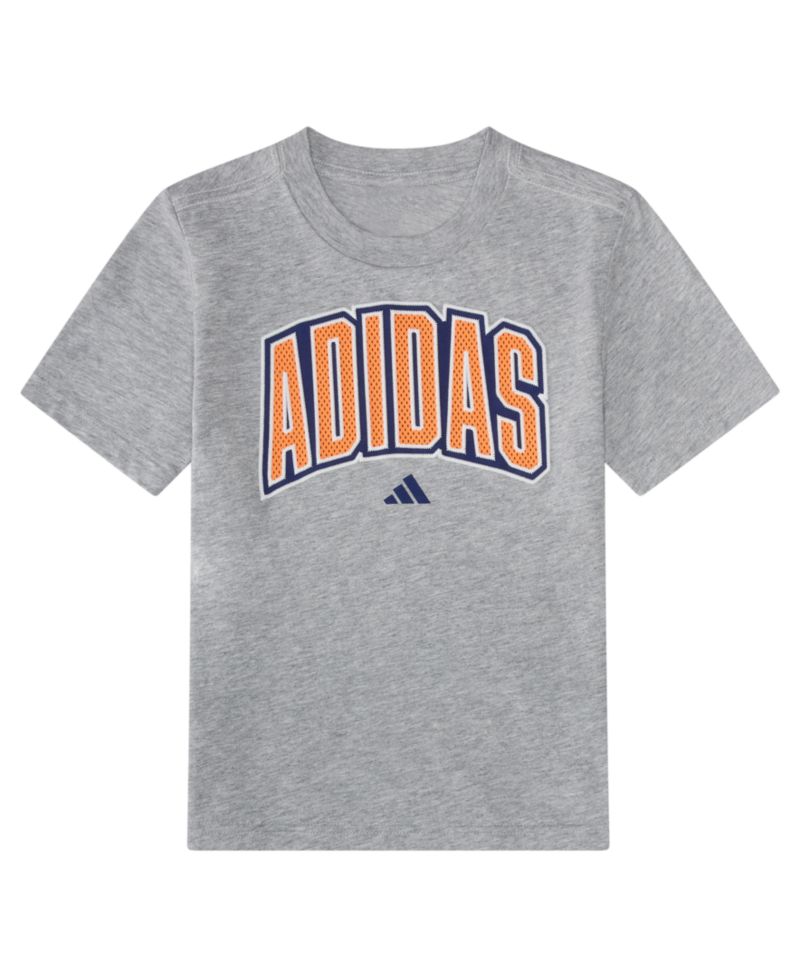 Baby Boys' Short-Sleeve Graphic T-Shirt and 3-Stripe Shorts, 2-Piece Set