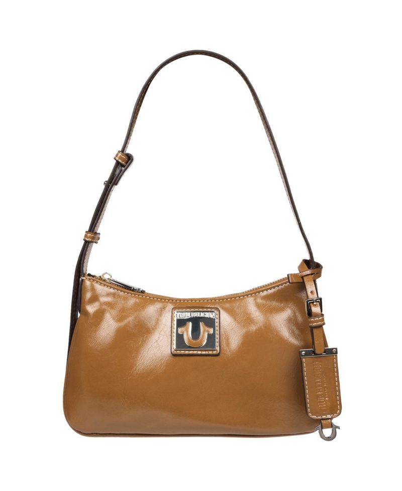 Crinkle Finish Shoulder Bag