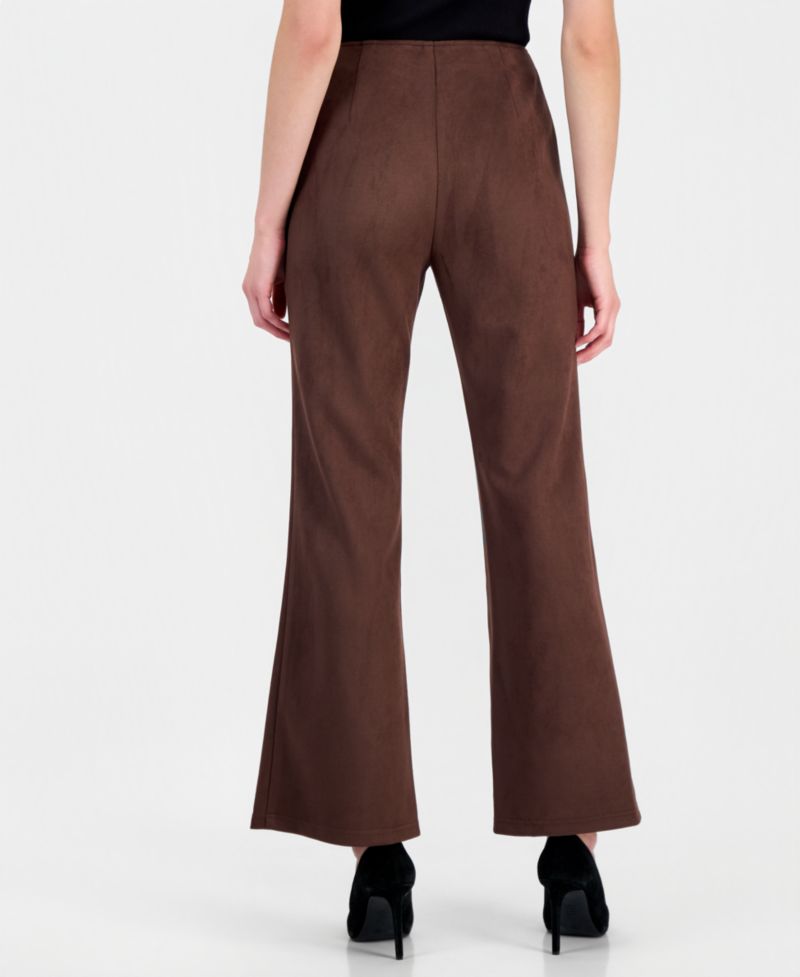 Women's High-Waisted Flare-Leg Pants
