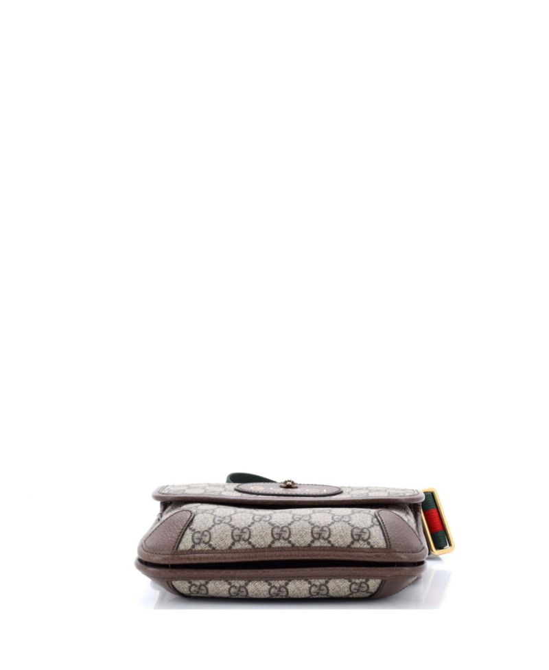 Small Neo Vintage Flap Messenger GG Coated Canvas
