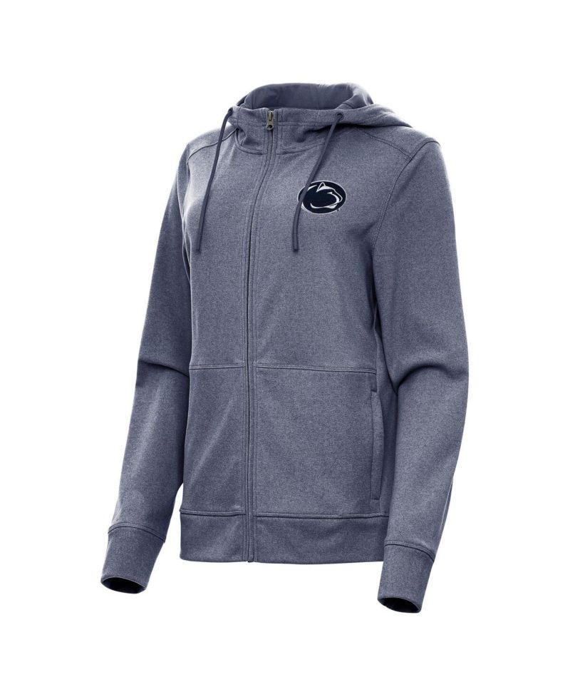 Women's Heather Navy Penn State Nittany Lions Seeker Full-Zip Hoodie